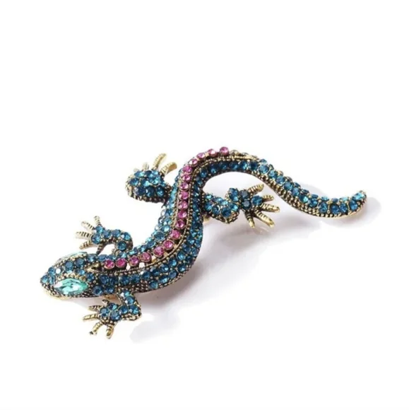 Beautiful Lizard Brooch/Pendant - Picture 2 of 2
